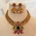 Antique Coin Peacock Necklace Anvika Jewels
