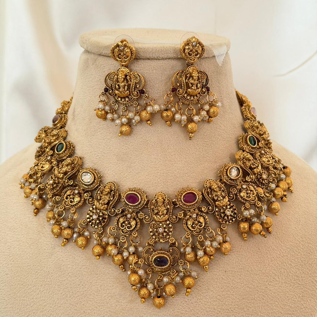 Premium Lakshmi Choker AN112 Anvika Jewels