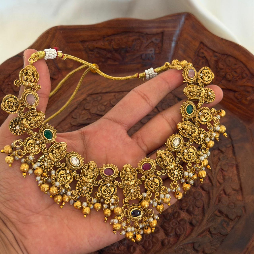 Premium Lakshmi Choker AN112 Anvika Jewels