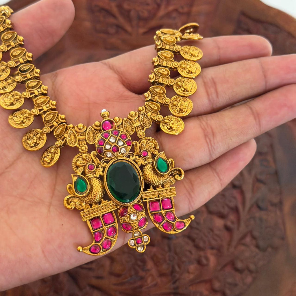 Premium Antique Coin Haram AN14 Anvika Jewels