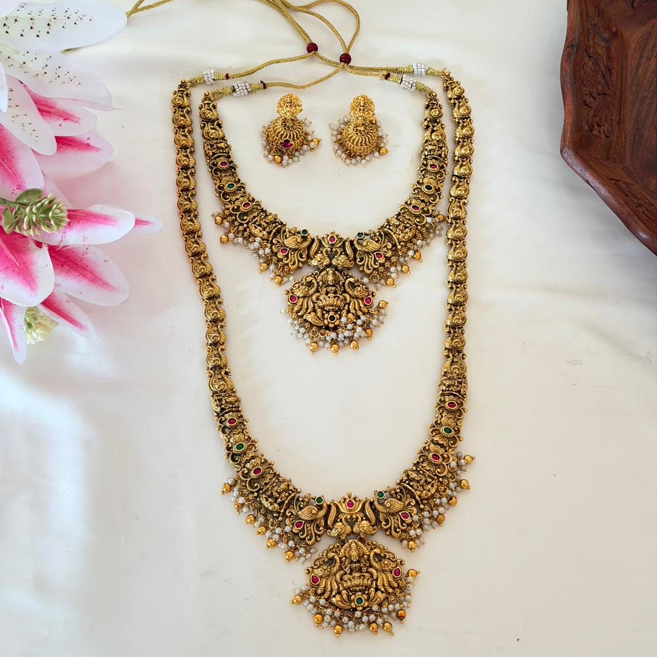 Premium Lakshmi Bridal Combo Set CS08 Anvika Jewels