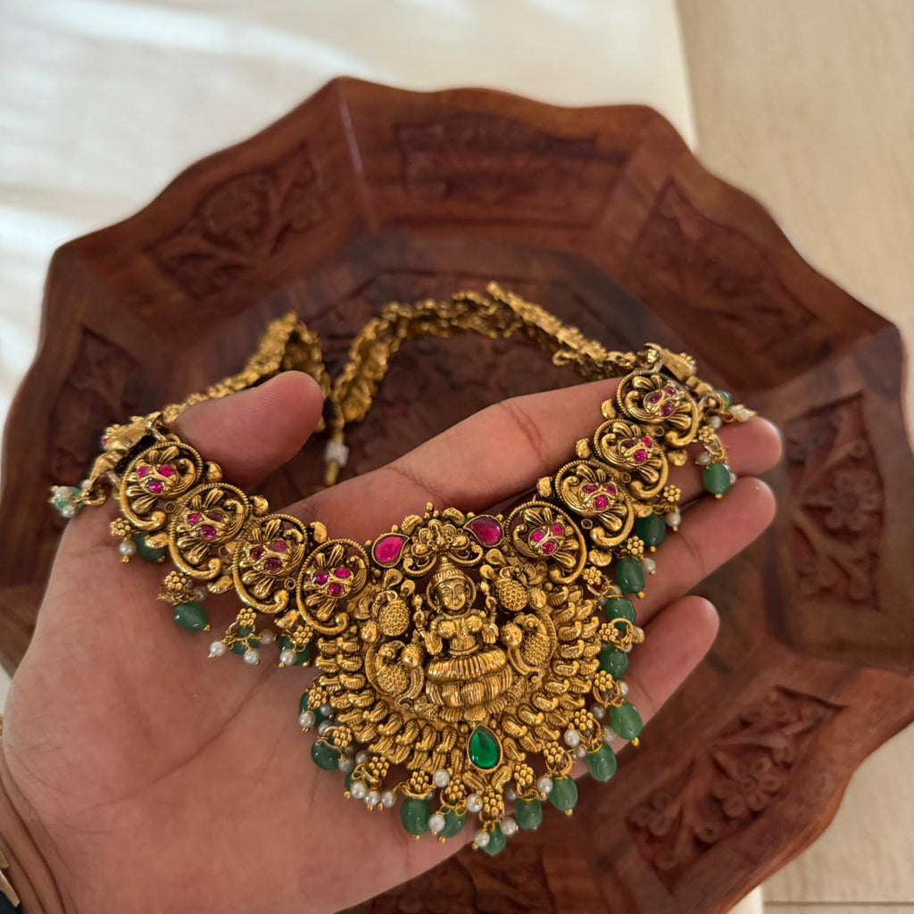 Premium Lakshmi Haram Set LH17 Anvika Jewels