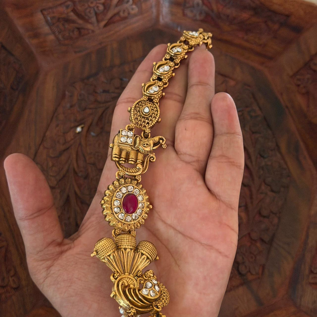 Premium Ruby Long Set LH16 Anvika Jewels