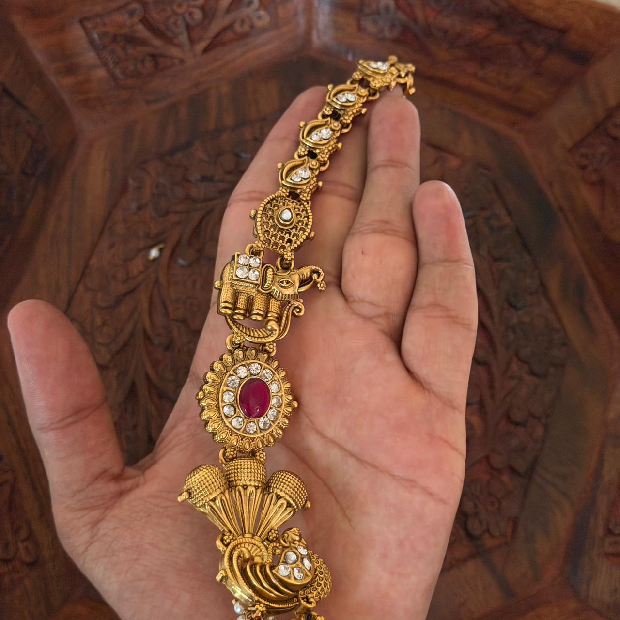 Premium Ruby Long Set LH16 Anvika Jewels