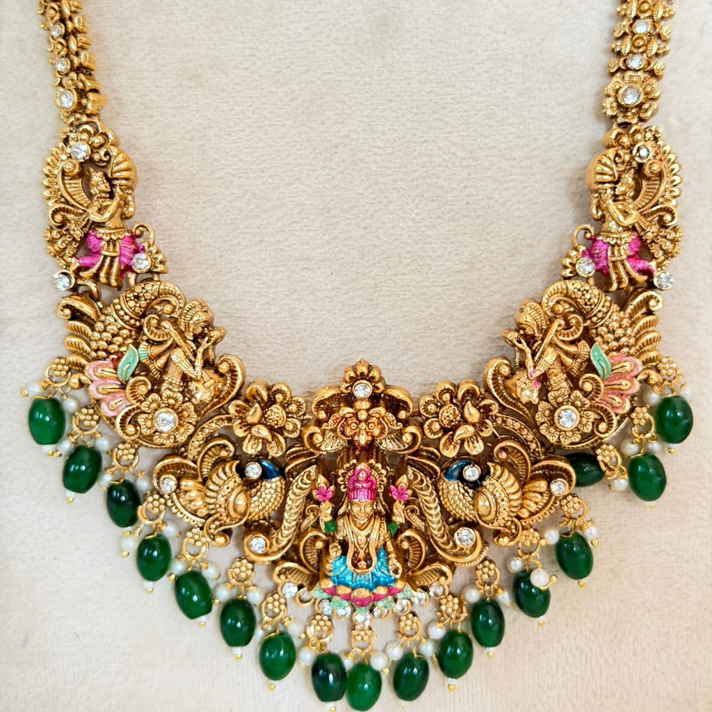 Premium Meenakari Lakshmi Combo Set CS10 Anvika Jewels