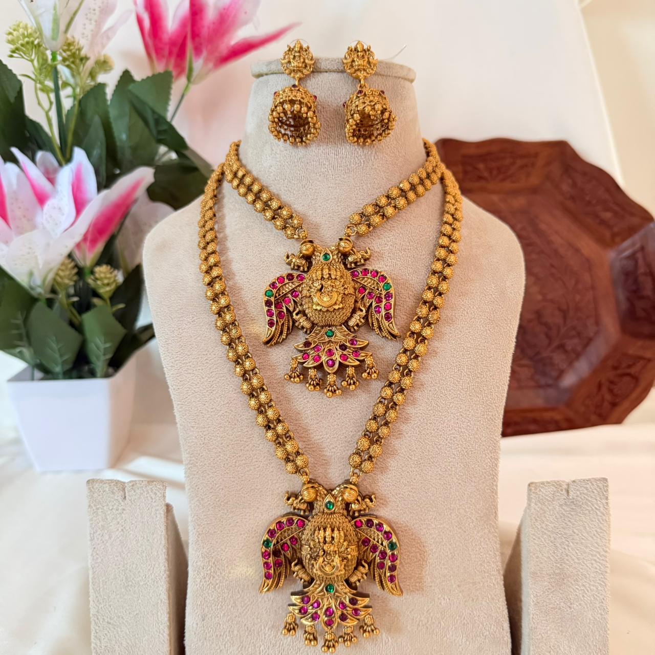 Premium Gandaberunda Combo Set CS11 Anvika Jewels
