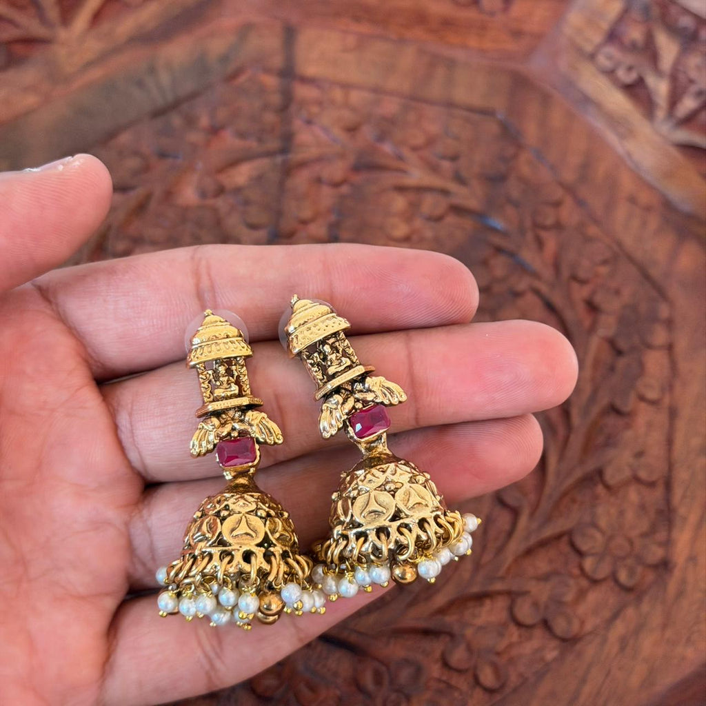 Premium Temple Lakshmi Combo Set CS12 Anvika Jewels