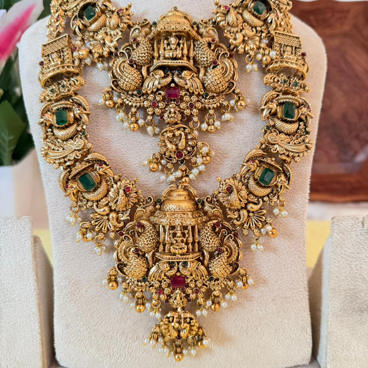 Premium Temple Lakshmi Combo Set CS12 Anvika Jewels