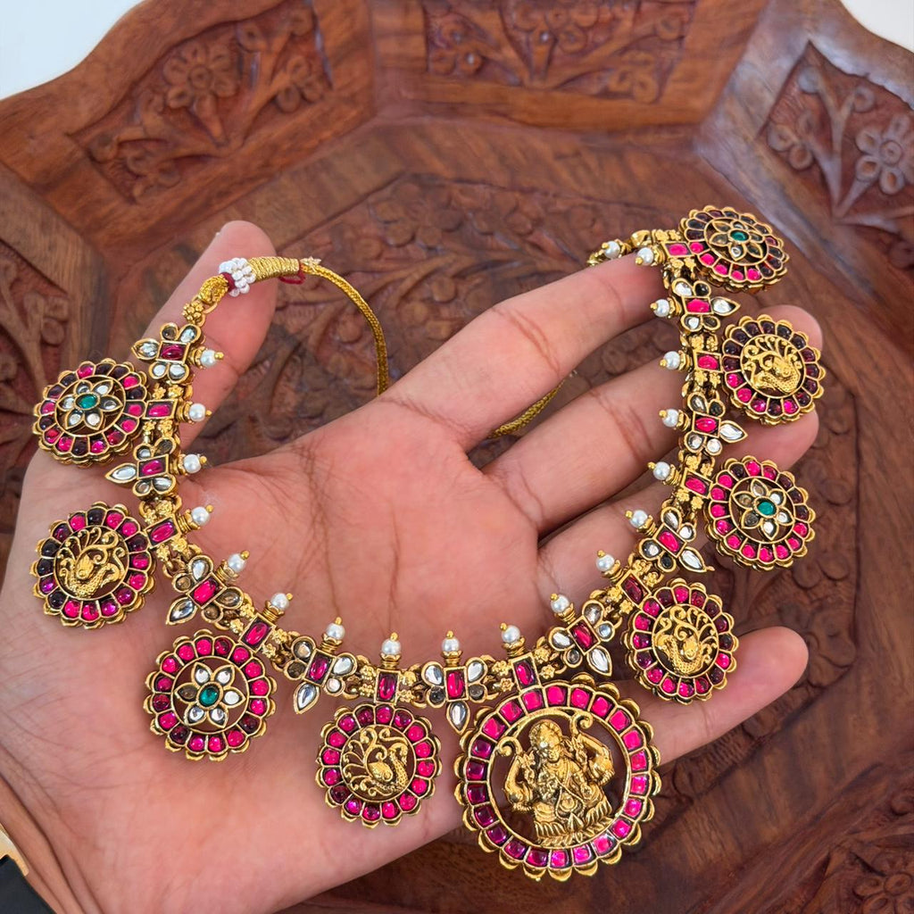Premium Jadau Kundan Combo Set CS13 Anvika Jewels