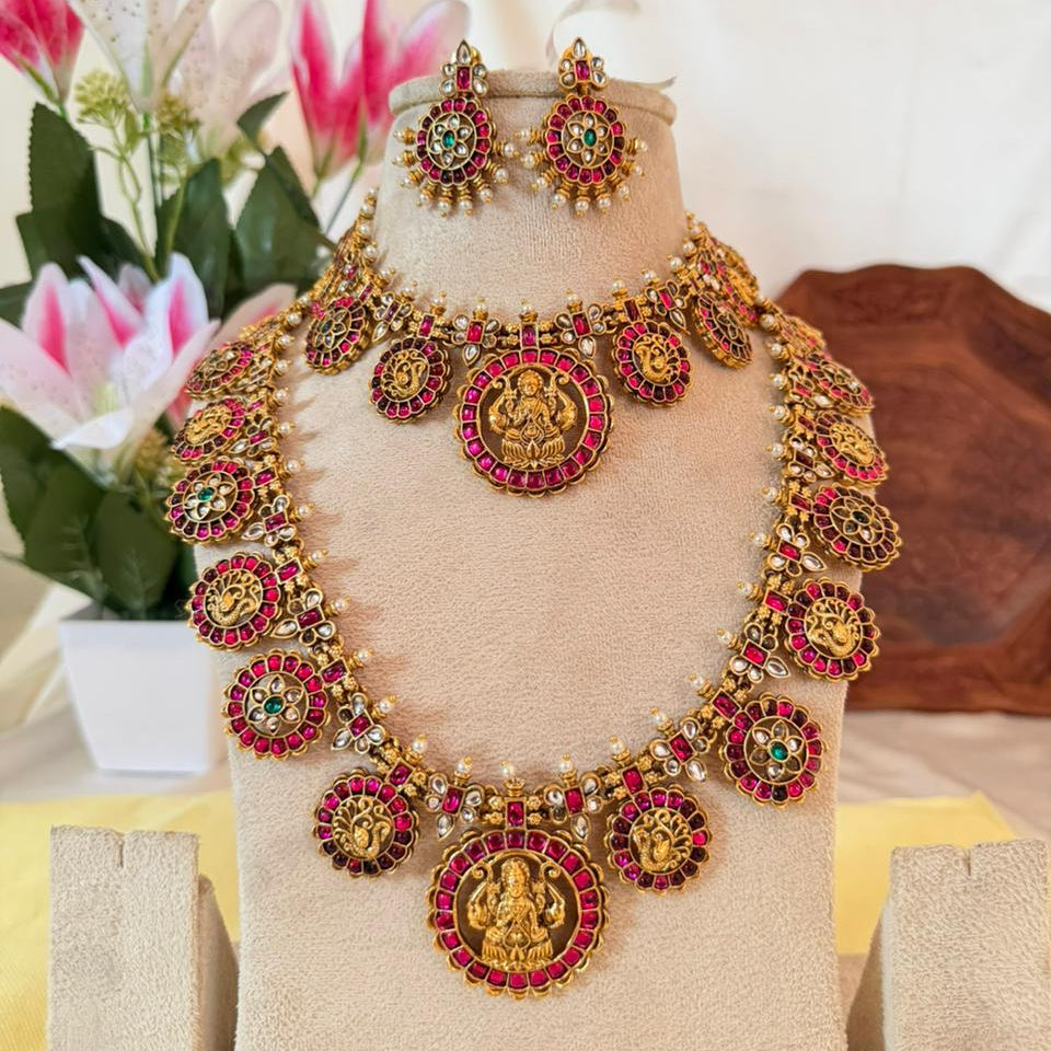 Premium Jadau Kundan Combo Set CS13 Anvika Jewels