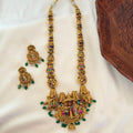 Royal Meenakari Temple Haram LH15 Anvika Jewels