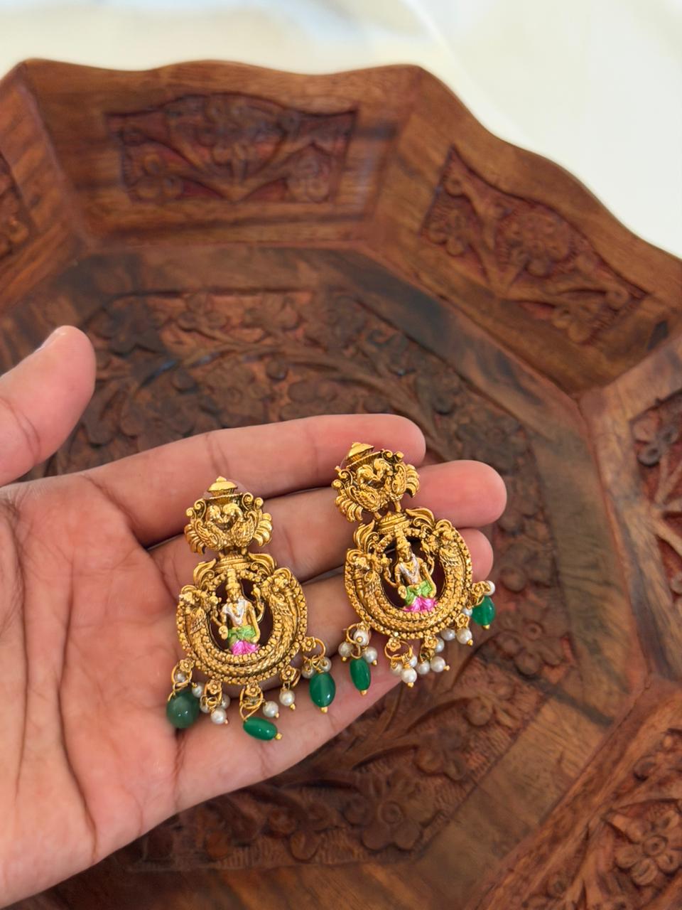 Royal Meenakari Temple Haram LH15 Anvika Jewels