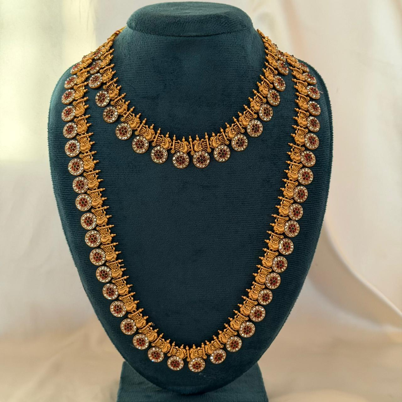 Premium Peacock Combo Set CS02 Anvika Jewels
