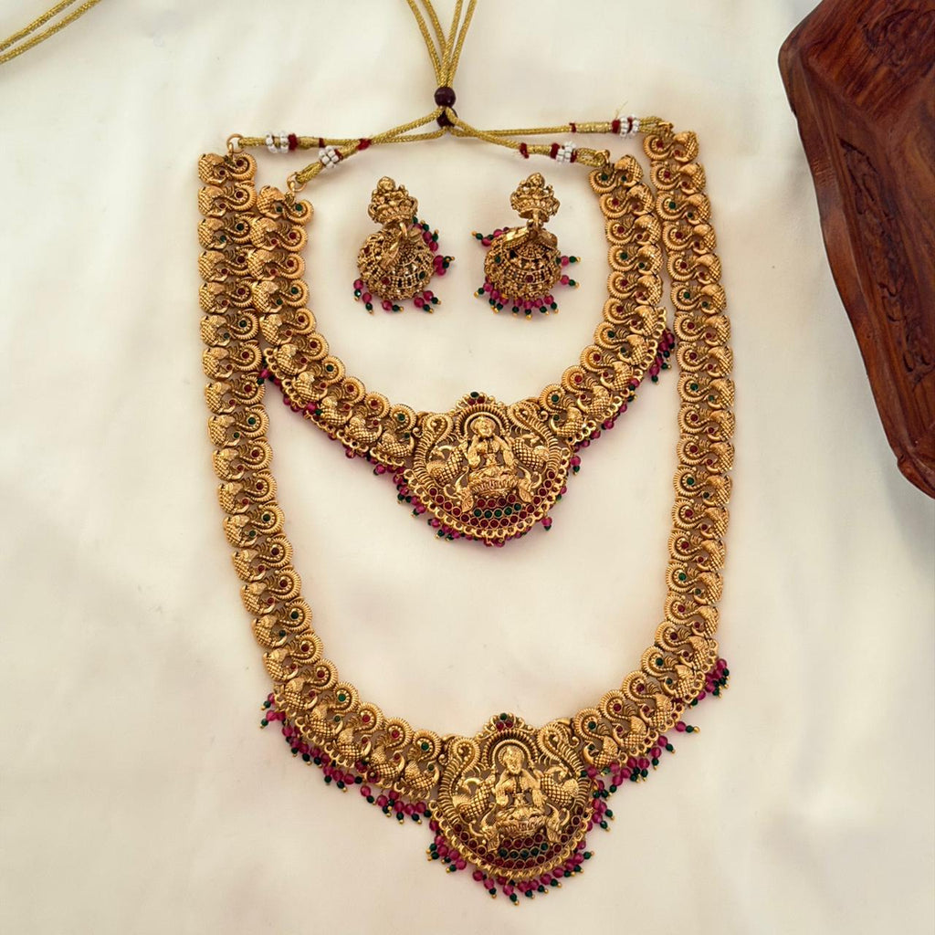 Premium Lakshmi Bridal Combo Set CS03 Anvika Jewels