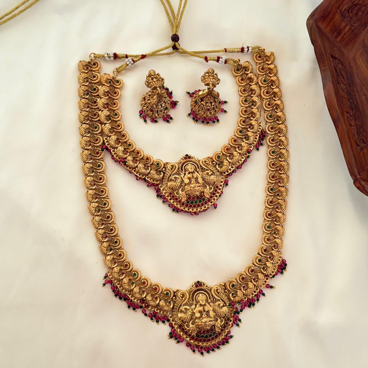 Premium Lakshmi Bridal Combo Set CS03 Anvika Jewels