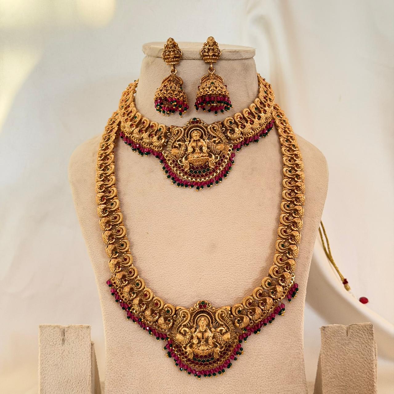 Premium Lakshmi Bridal Combo Set CS03 Anvika Jewels