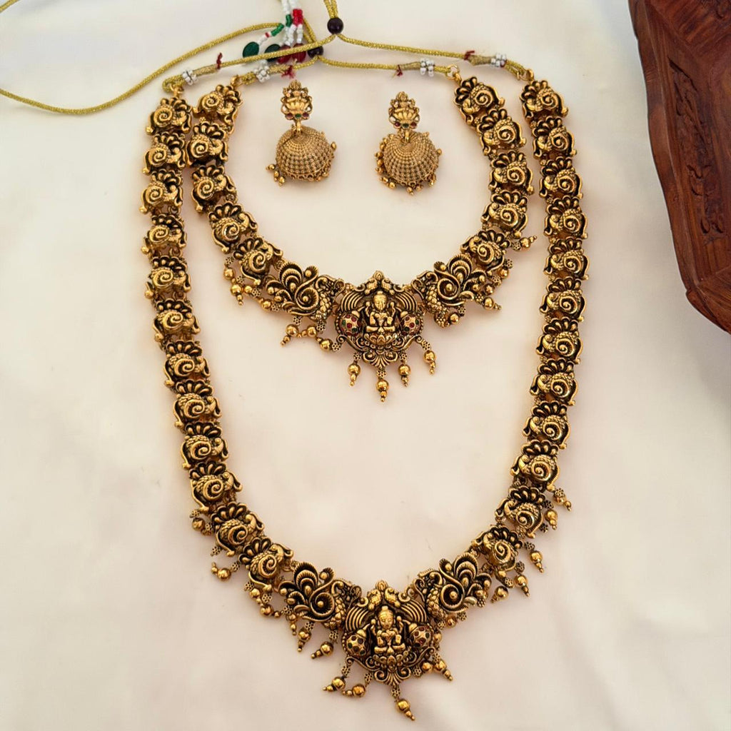Antique Lakshmi Bridal Combo Set CS04 Anvika Jewels