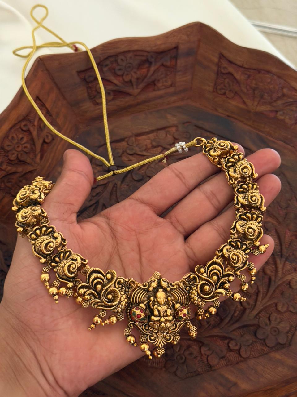 Antique Lakshmi Bridal Combo Set CS04 Anvika Jewels