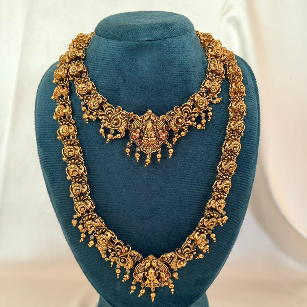 Antique Lakshmi Bridal Combo Set CS04 Anvika Jewels