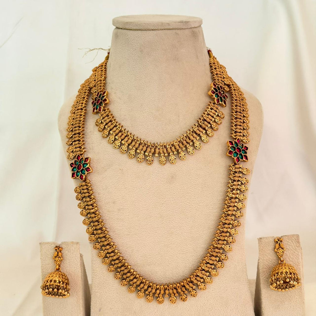 Premium Floral Bridal Combo Set CS05 Anvika Jewels