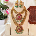 Premium Peacock Bridal Combo Set CS06 Anvika Jewels