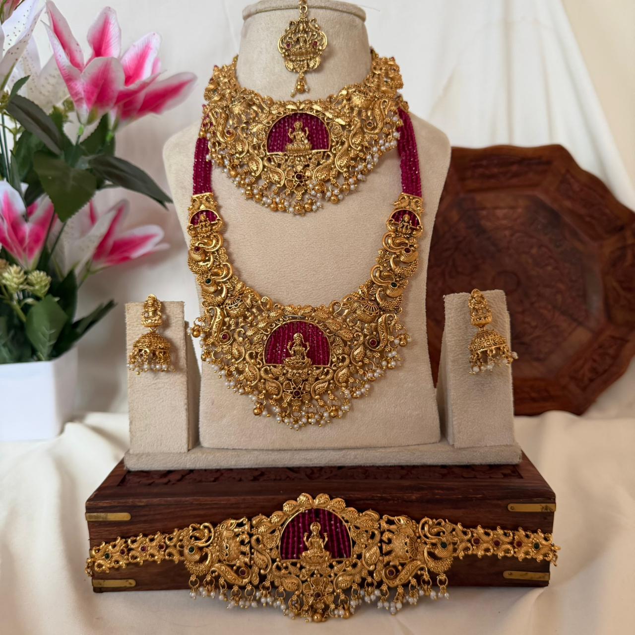 Premium Lakshmi Bridal Combo Set CS15 Anvika Jewels