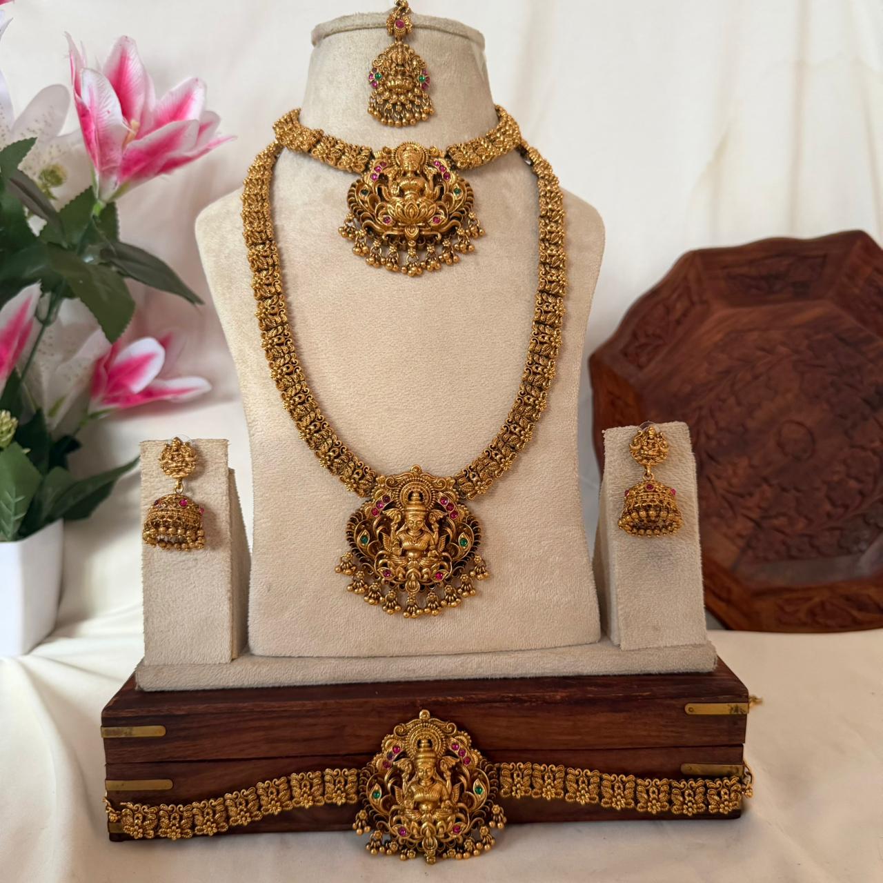 Premium Lakshmi Bridal Combo Set CS17 Anvika Jewels