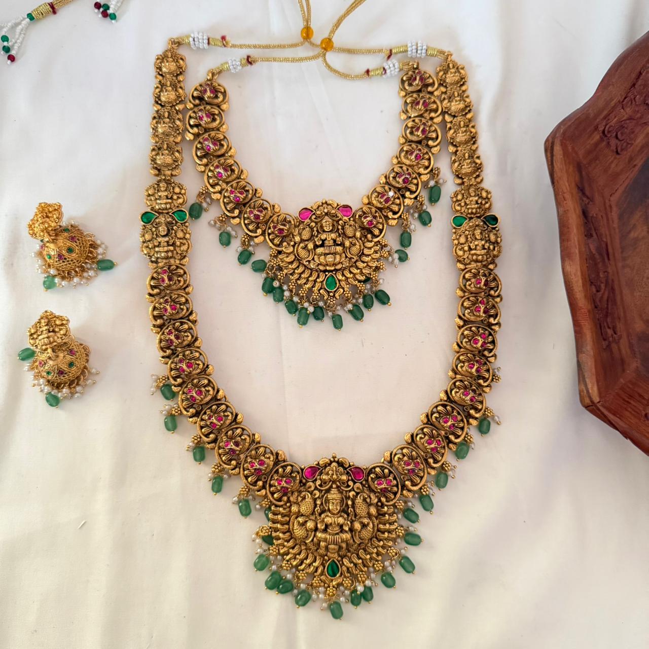 Premium Lakshmi Bridal Combo Set CS23 Anvika Jewels