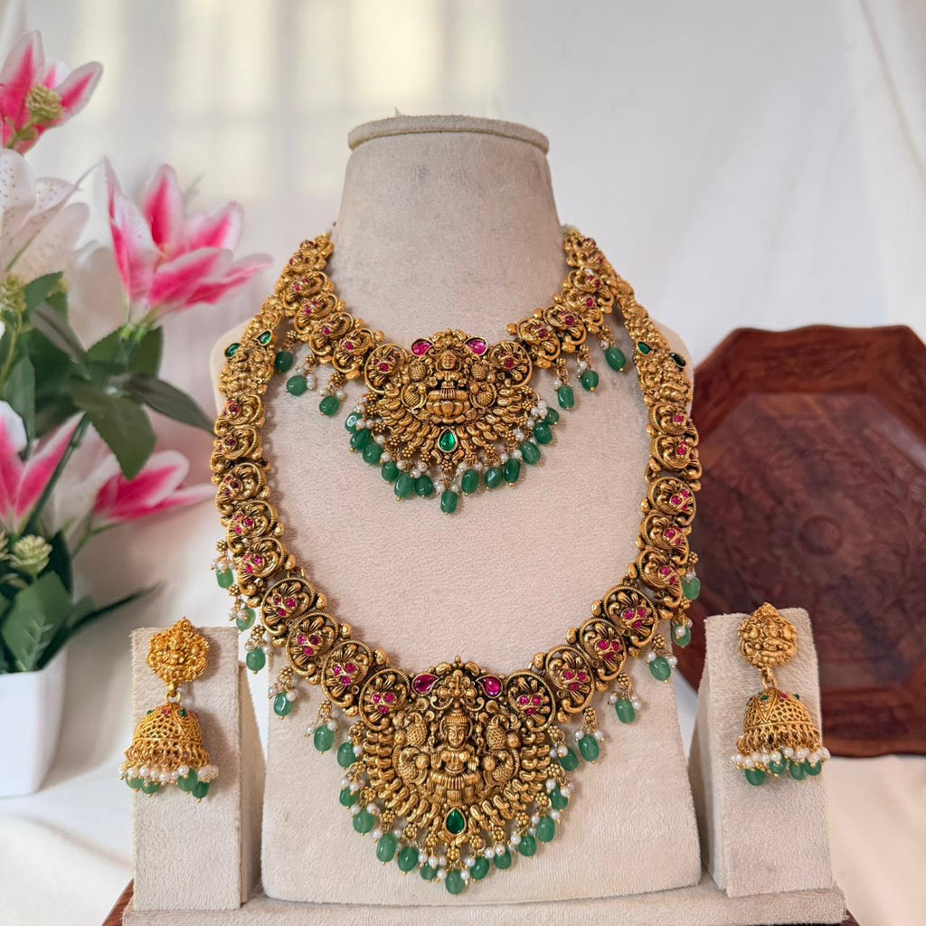 Premium Lakshmi Bridal Combo Set CS23 Anvika Jewels