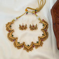 Antique Crescent Choker Set AN115 Anvika Jewels