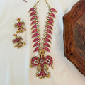 Premium Gandaberunda Kundan Necklace LH19 Anvika Jewels