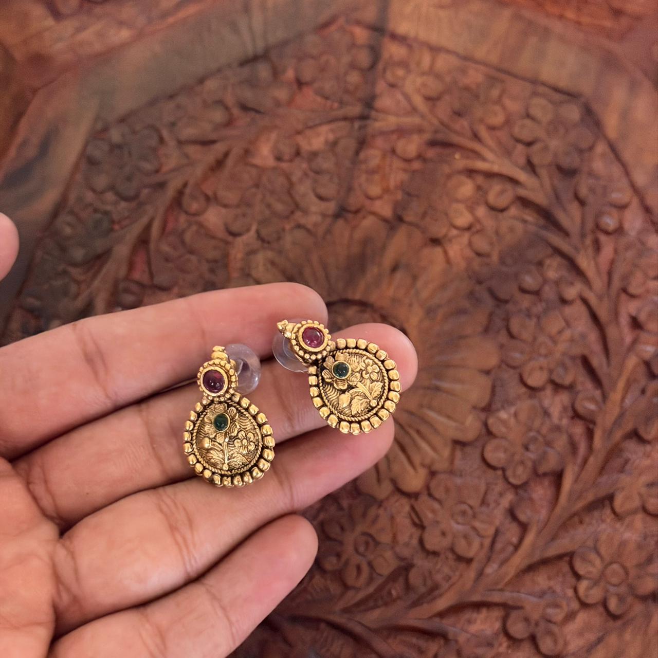 Lakshmi Coin Antique Choker AN125 Anvika Jewels