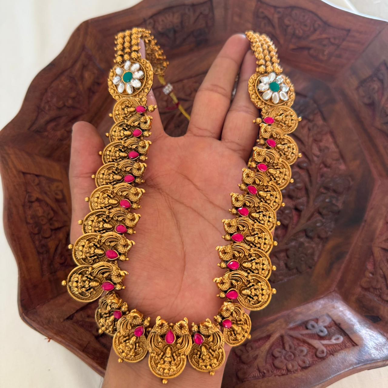 Antique Coin Long Haram Anvika Jewels