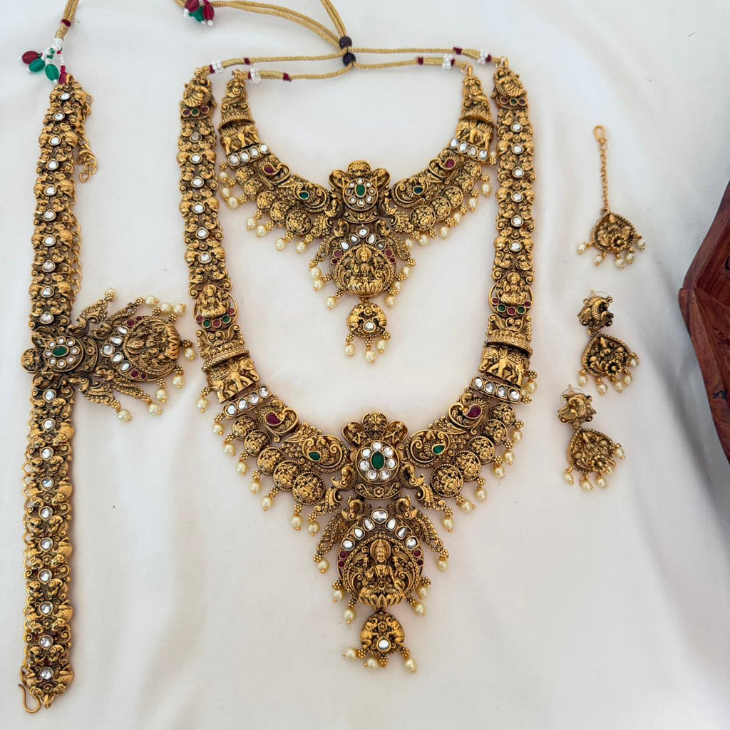 Premium Lakshmi Bridal Combo Set CS25 Anvika Jewels