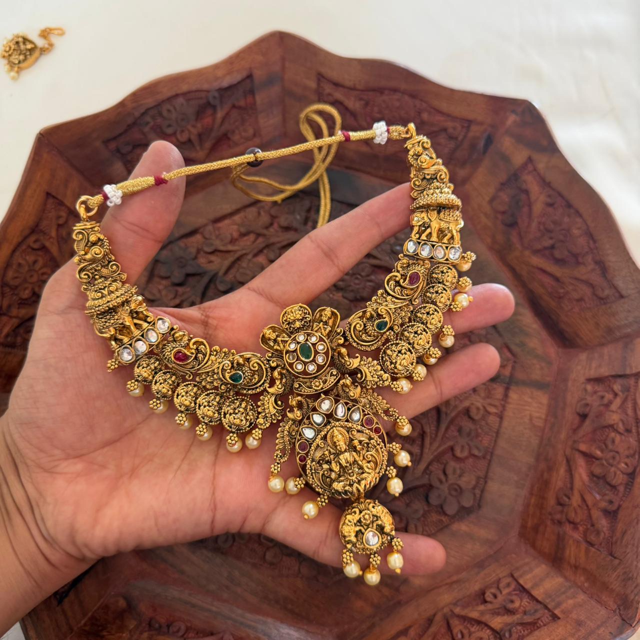 Premium Lakshmi Bridal Combo Set CS25 Anvika Jewels