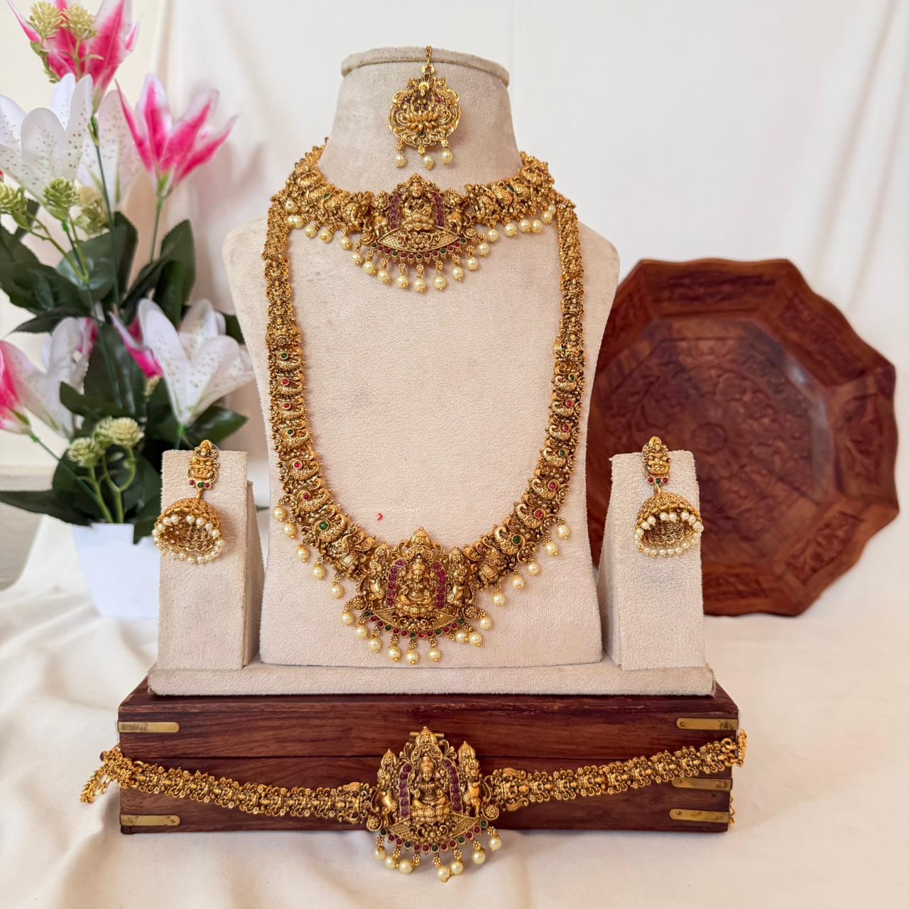 Lakshmi Bridal Combo Set CS26 Anvika Jewels