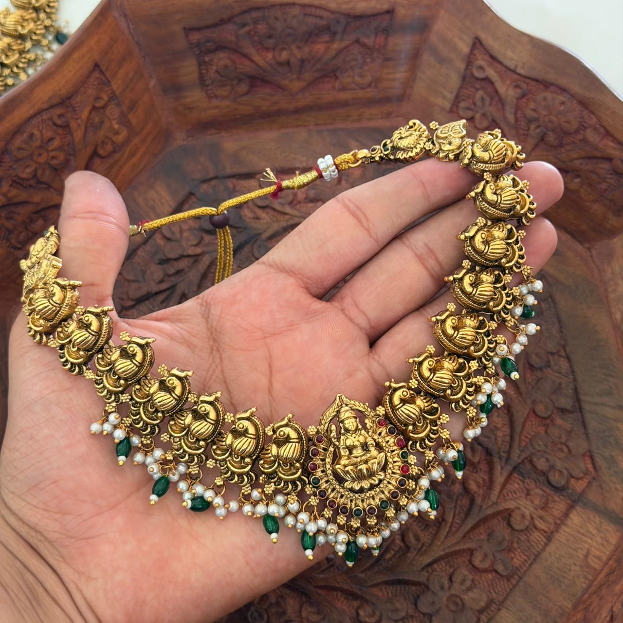 Lakshmi Peacock Combo Set CS27 Anvika Jewels