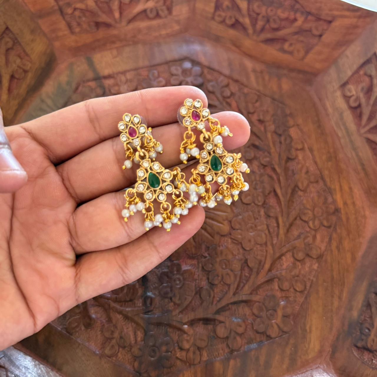 Premium Kundan Bridal Combo Set CS28 Anvika Jewels