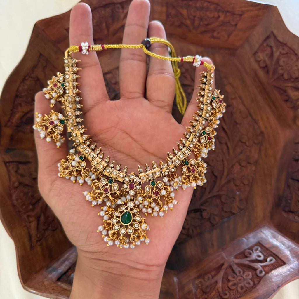 Premium Kundan Bridal Combo Set CS28 Anvika Jewels