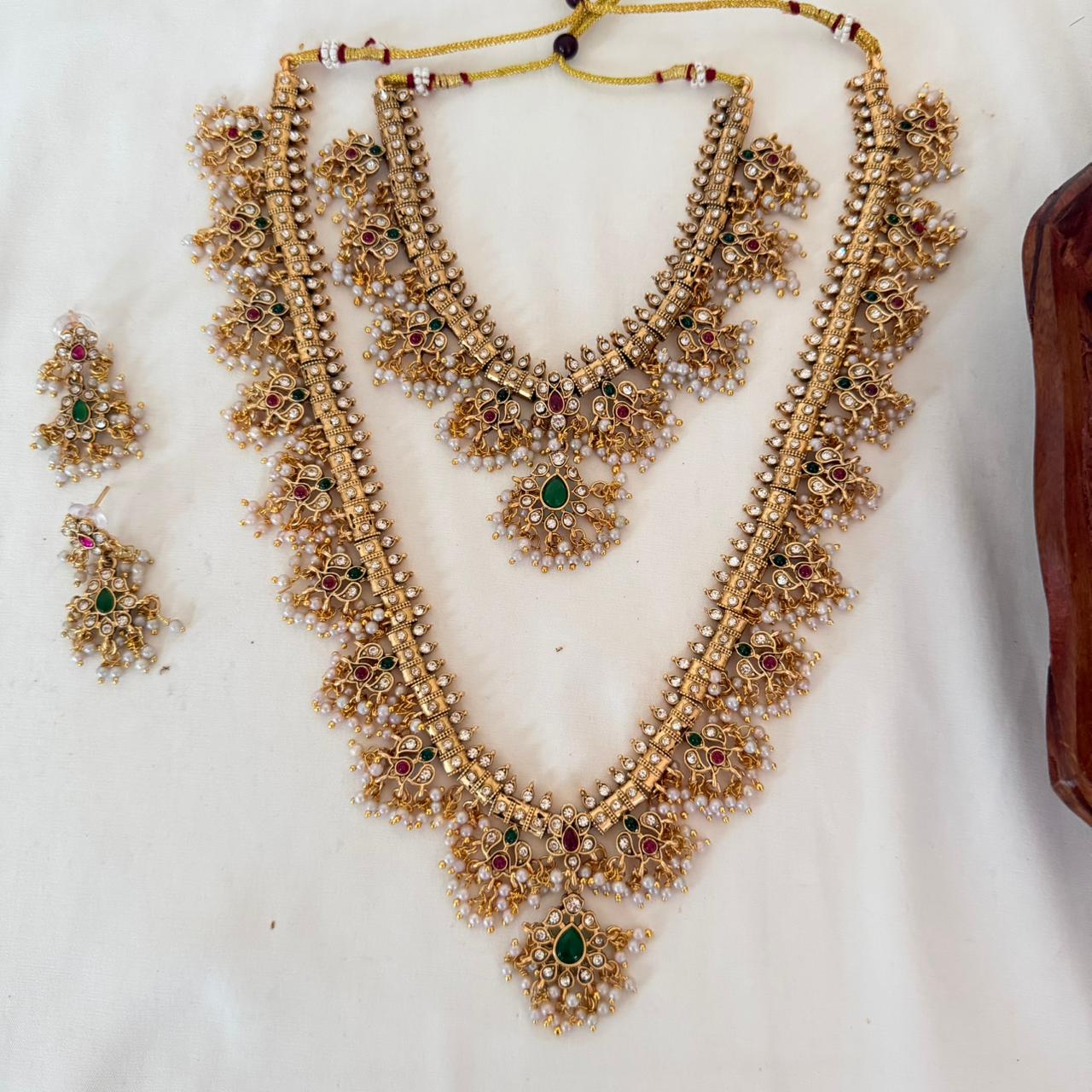 Premium Kundan Bridal Combo Set CS28 Anvika Jewels