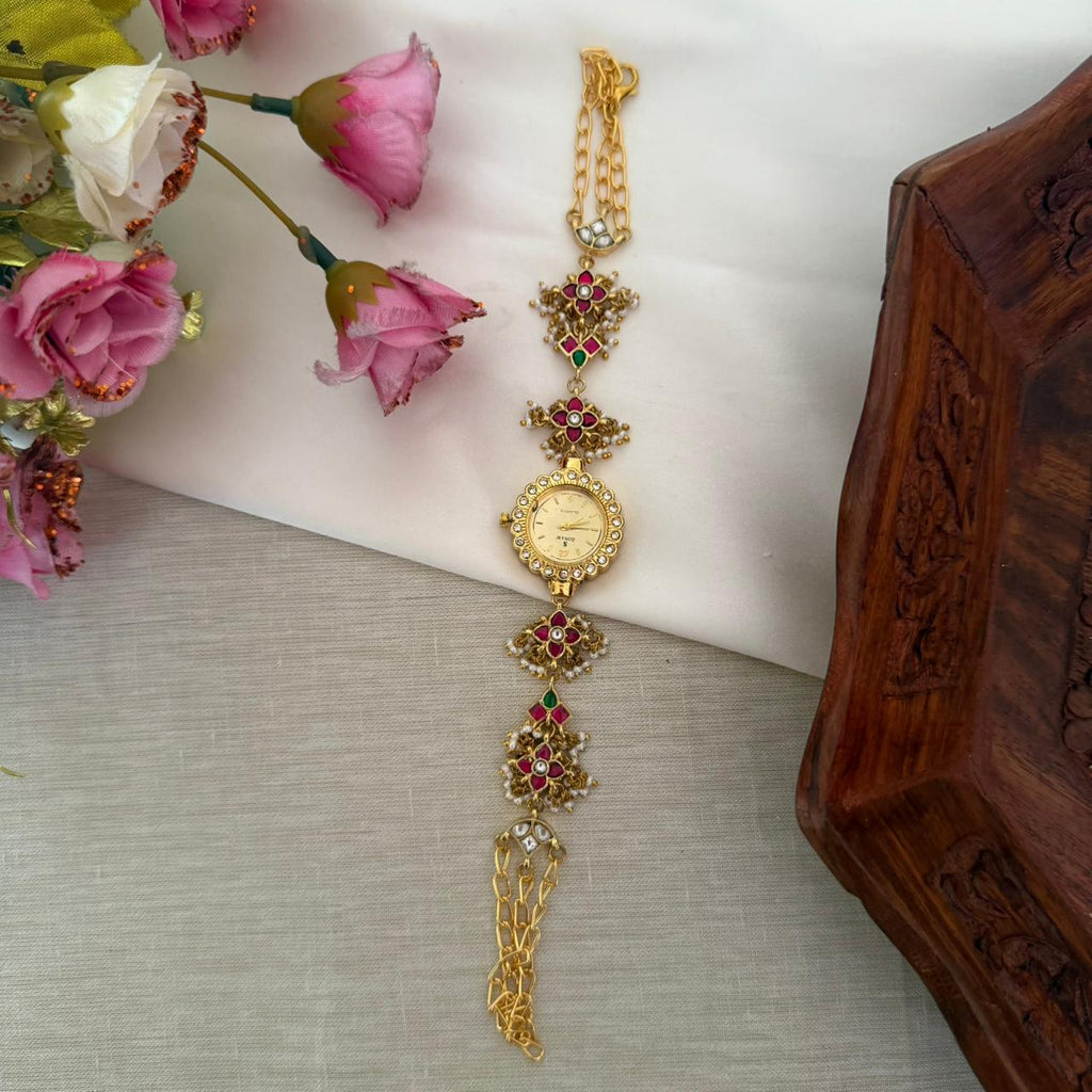 Premium Kundan Watch W01 Anvika Jewels