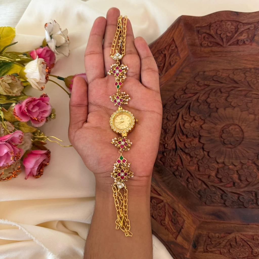 Premium Kundan Watch W01 Anvika Jewels