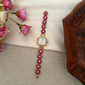 Premium Floral Kundan Watch W02 Anvika Jewels