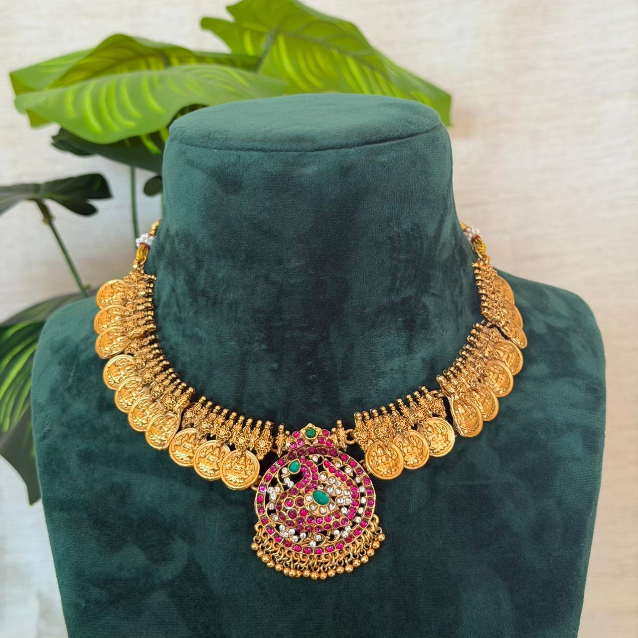 Premium Lakshmi Coin Choker AN128 Anvika Jewels