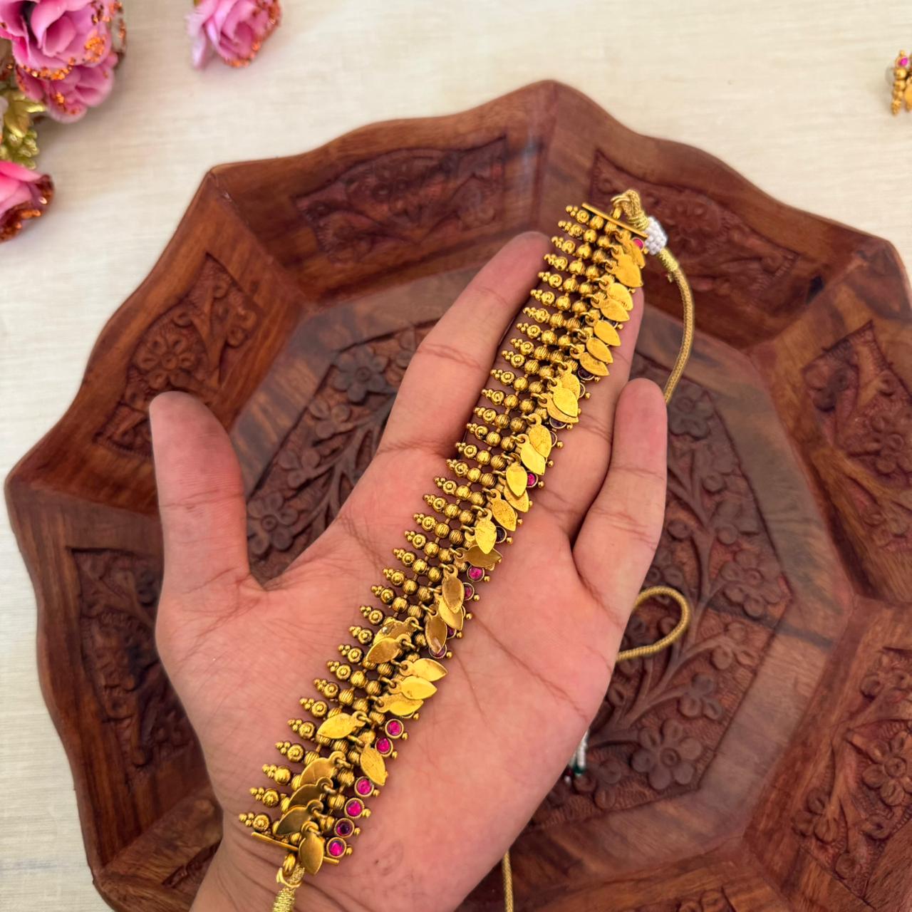 Elakkathali Traditional Necklace AN132 Anvika Jewels