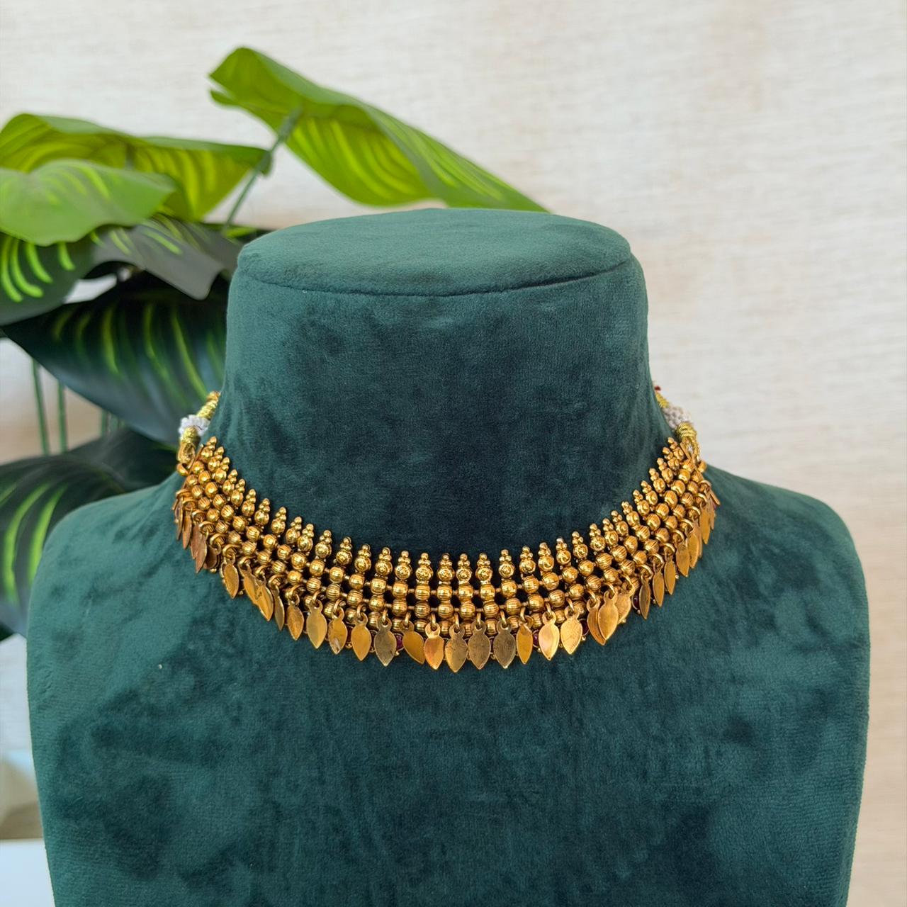 Elakkathali Traditional Necklace AN132 Anvika Jewels