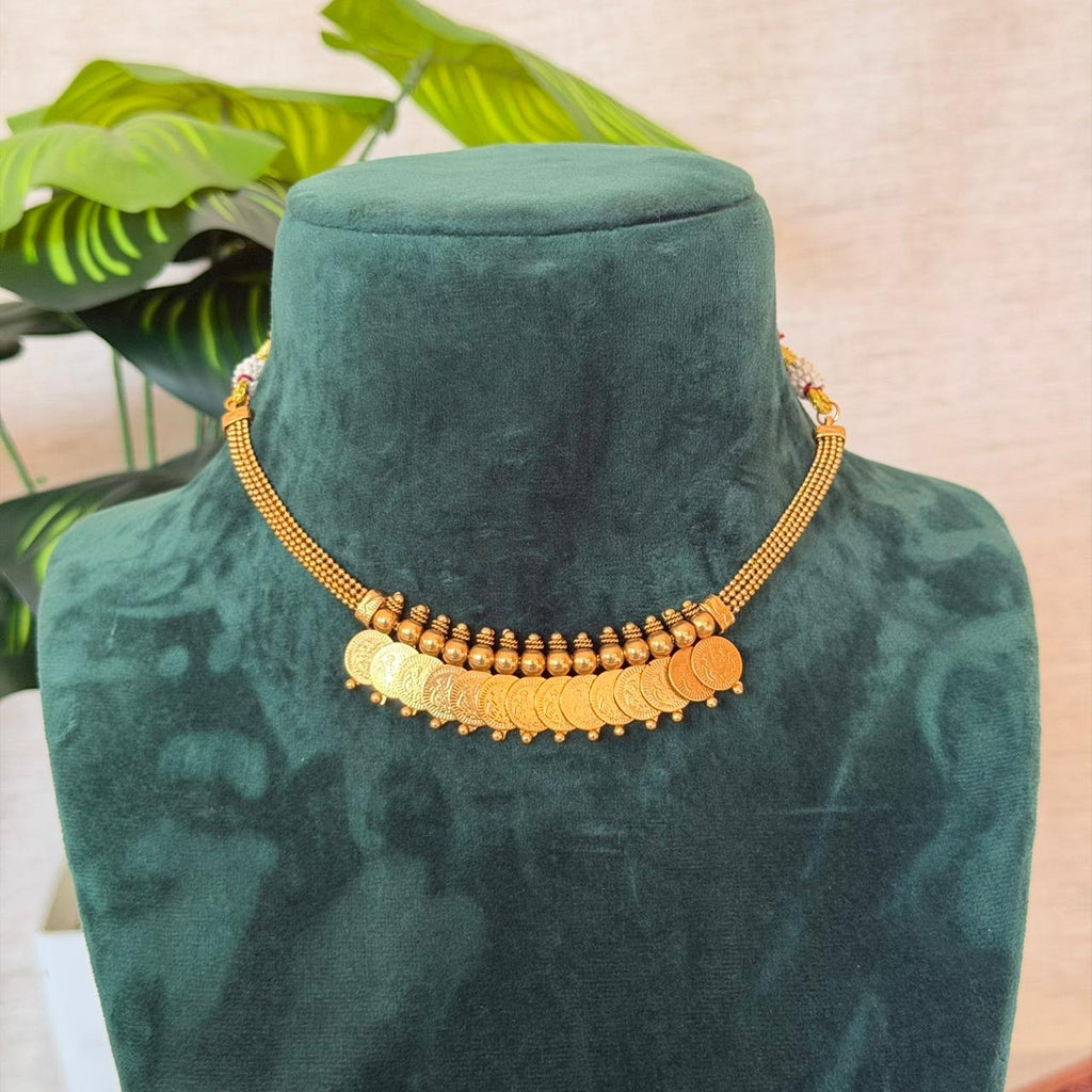 Traditional Coin Necklace AN135 Anvika Jewels