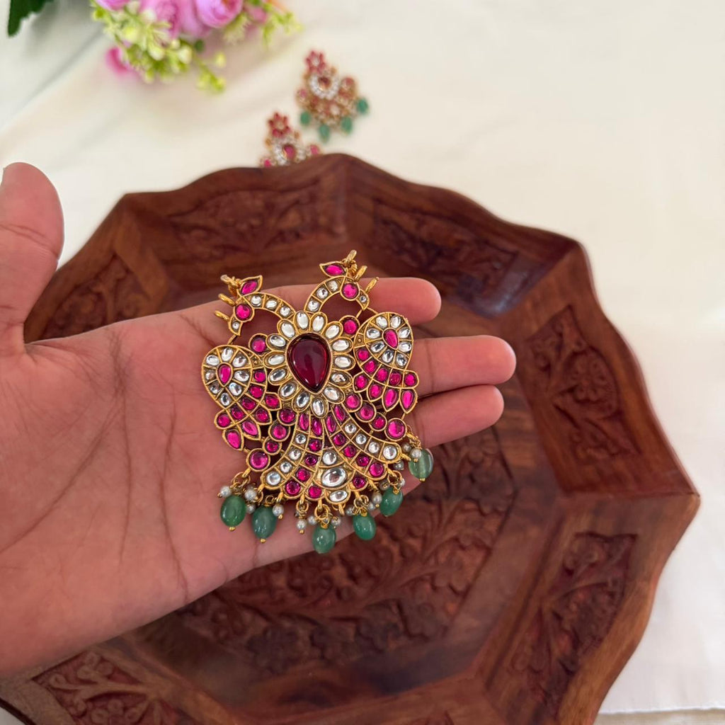 Premium Gandaberunda Pendant AN158 Anvika Jewels