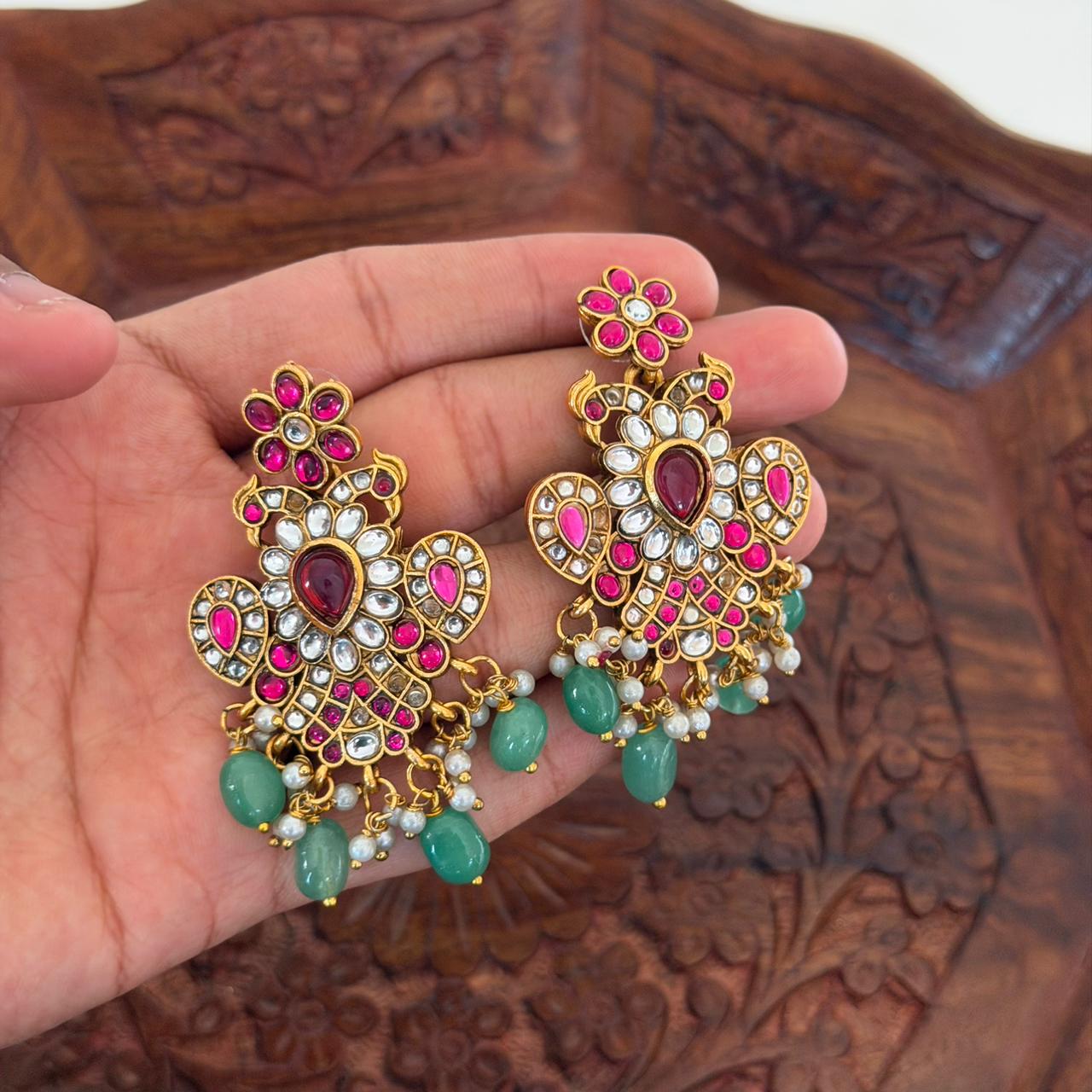 Premium Gandaberunda Pendant AN158 Anvika Jewels