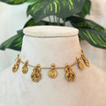 Lakshmi Coin Charm Necklace AN148 Anvika Jewels